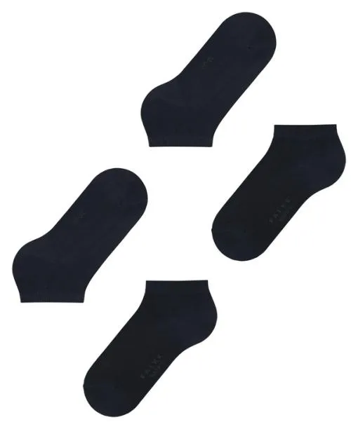 Women Happy 2Pack Women Sneaker Socks Dark Navy FALKE Ankle Socks