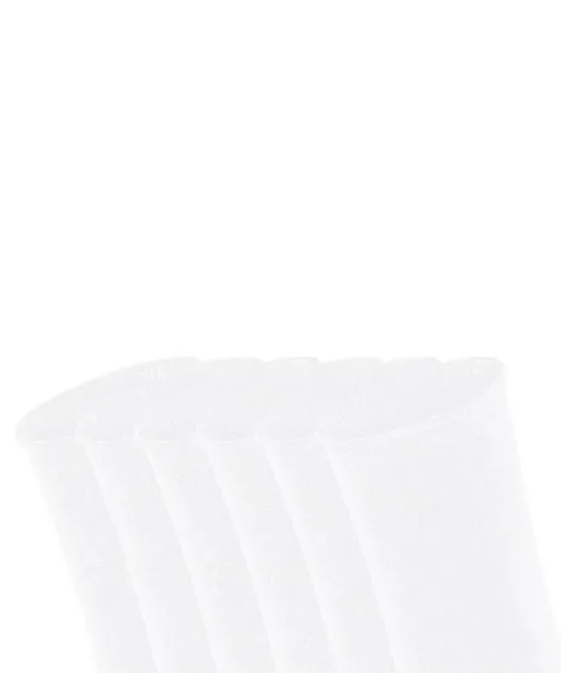 Women Happy Bundle 6Pack Women Socks White FALKE Socks
