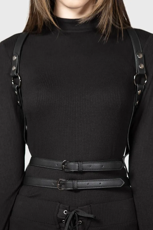 Women Harnesses and Belts Killstar Wanda Harness