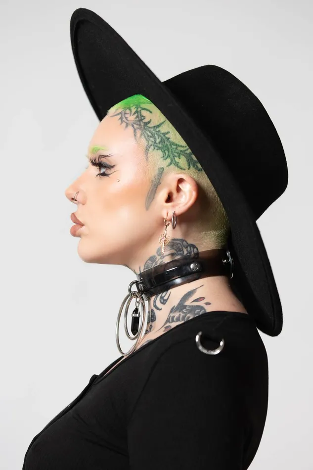 Women Hats and Headbands Killstar Witch Brim Hat B