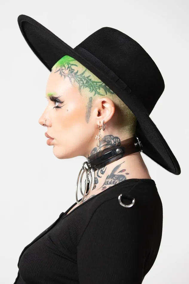 Women Hats and Headbands Killstar Witch Brim Hat B