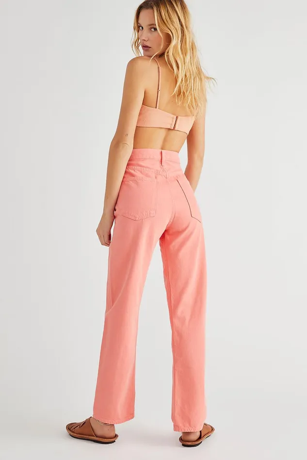 Women HighRise Jeans Free People AGOLDE Pinch Waist 90s Jean Calypso