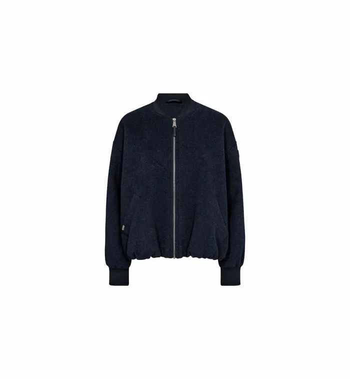 Women Jackets and Coats MOS MOSH MMDumont Bomber Wool Jacket Salute Navy