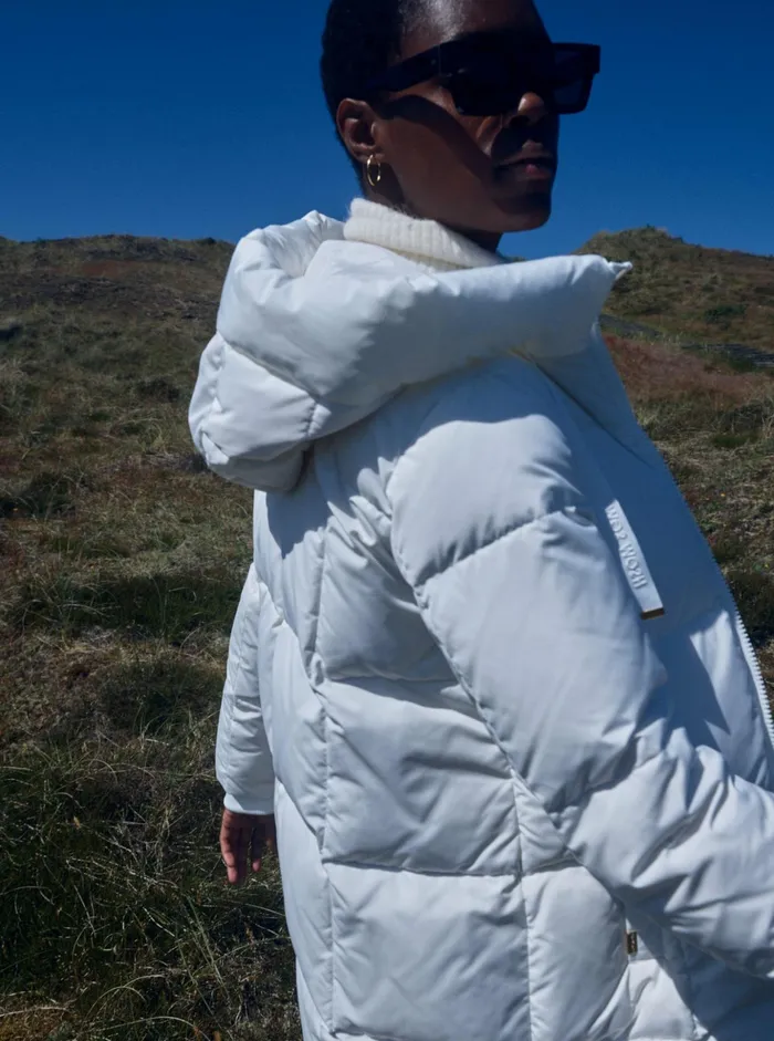 Women Jackets and Coats MOS MOSH MMNova Square Down Coat Offwhite