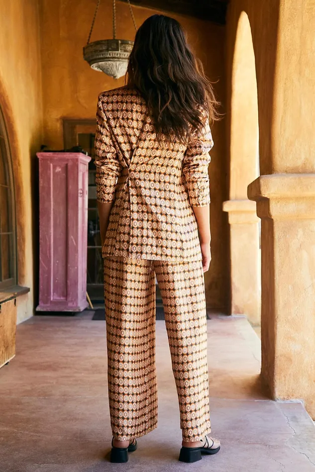 Women Jackets Free People Grecia Suit Espresso Multi