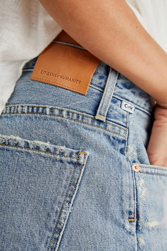 Women Jean Shorts Free People Citizens Of Humanity Annabelle Shorts Desert Wind