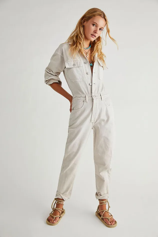 Women Jeans Free People Citizens Of Humanity Liu Jumpsuit Desert Haze
