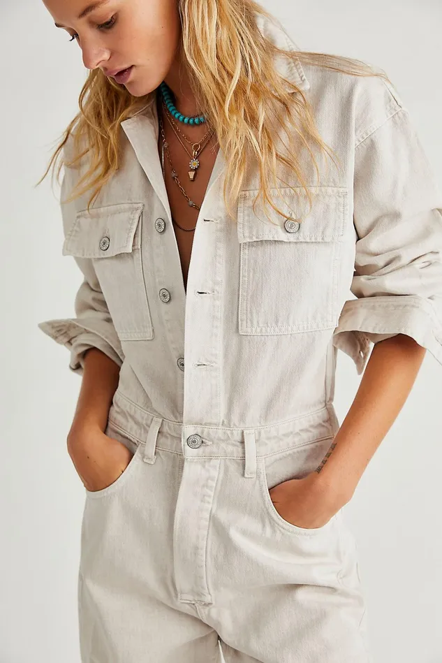 Women Jeans Free People Citizens Of Humanity Liu Jumpsuit Desert Haze