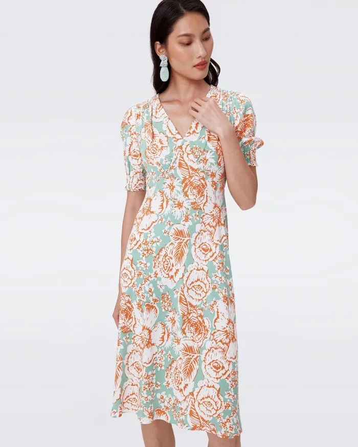 Women Jemma Dress June Bloom Jade DVF Dresses