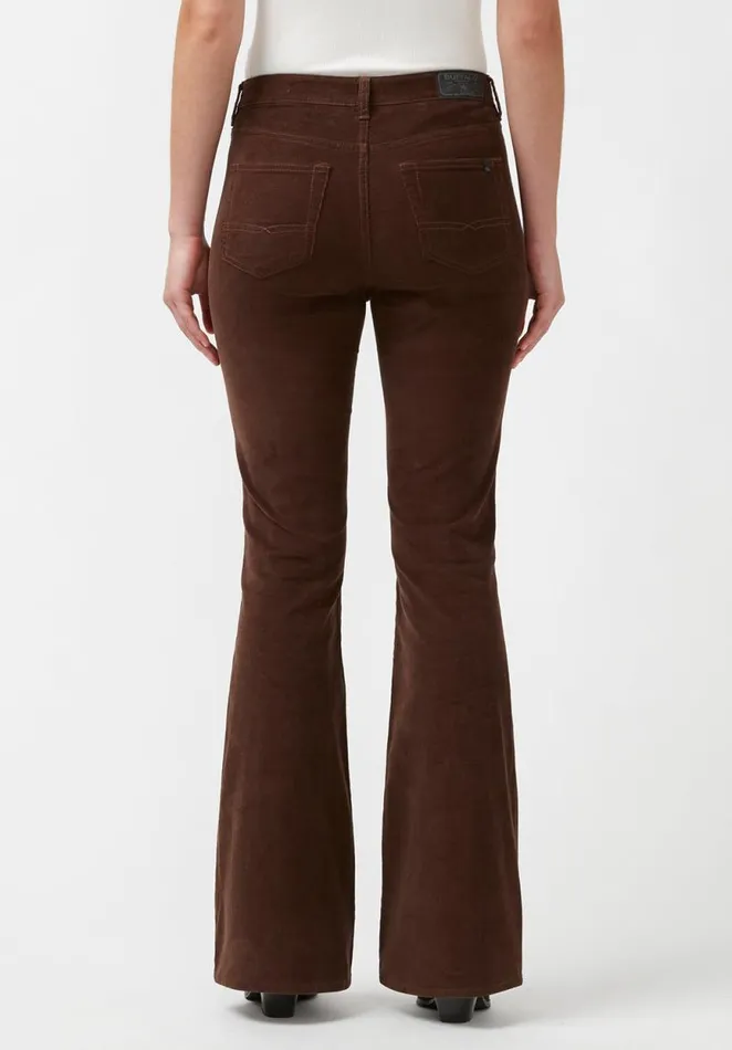 Women Joplin High Rise Flare Corduroy Pants Milk Choco Buffalo David Bitton Pants