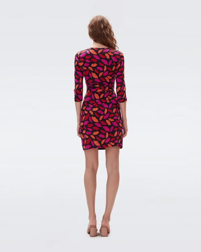 Women Julian Silk Jersey Wrap Dress Midnight Kiss Multi DVF Dresses Women Julian Silk Jersey Wrap Dress Midnight Kiss Multi DVF Dresses