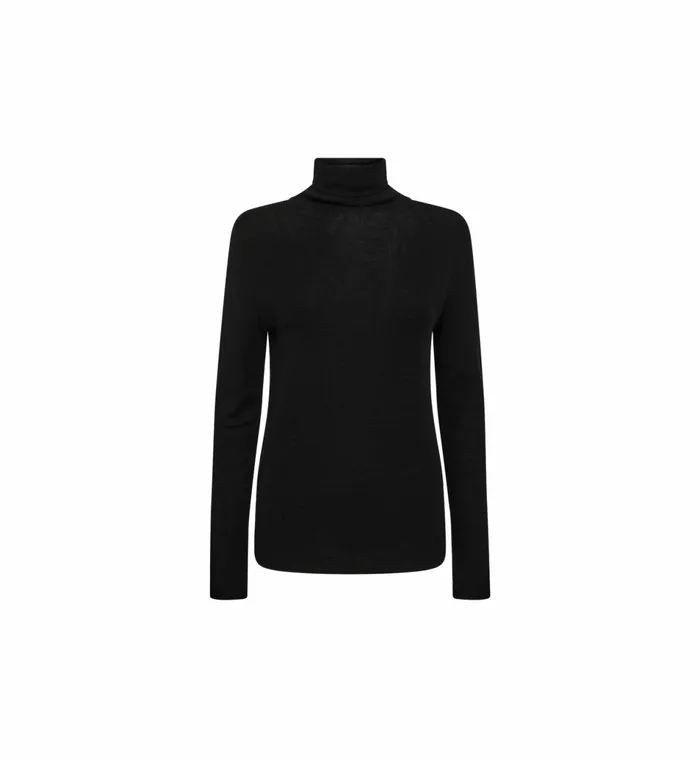Women Knits MOS MOSH MMBouch Rollneck Knit Black