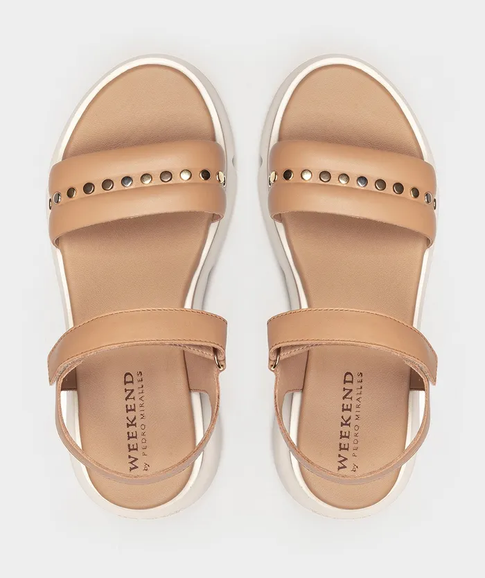 Women Lacedonia Brown 8211 Flat Sandals Pedro Miralles