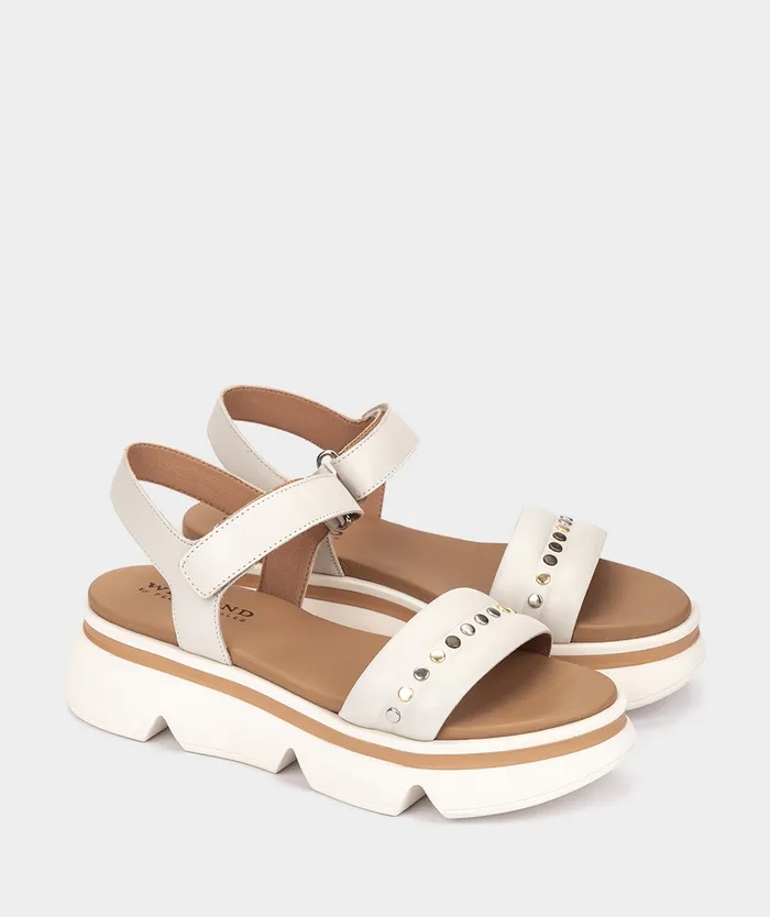 Women Lacedonia White 8211 Flat Sandals Pedro Miralles