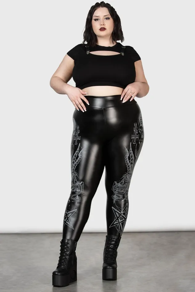 Women Leggings Killstar Screech Owl Leggings