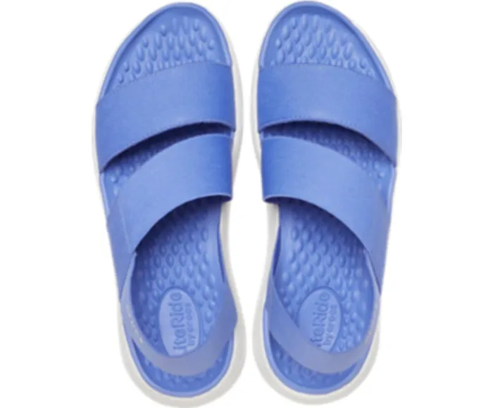 Women LiteRide Stretch Sandal Lapiswhite Crocs Sandals