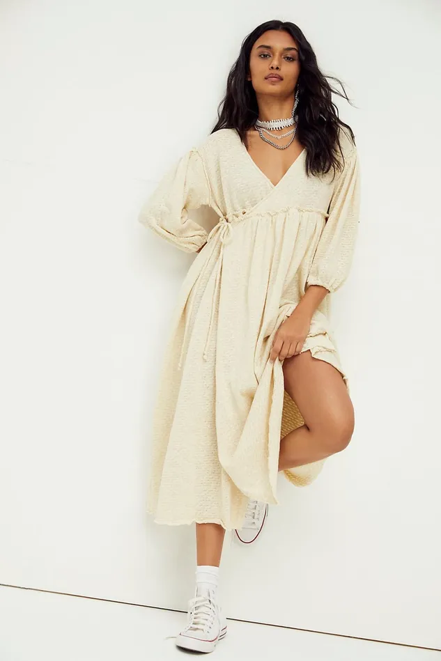 Women Loungewear Free People Sweet As Can Be Maxi Dress Akoya Polish