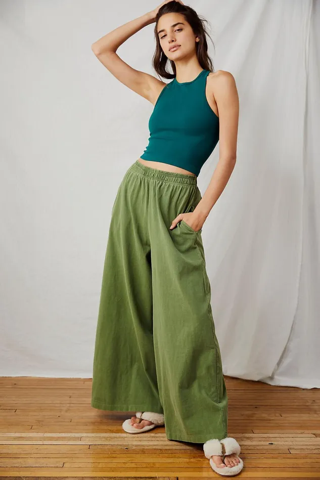 Women Loungewear Free People The Dream Pants Treeline