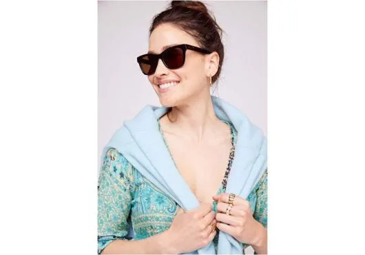 Women Margot Tortoise Brown TOMS Sunglasses