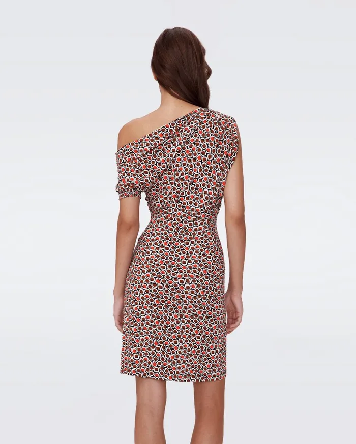 Women Mel Dress Pebbles Red DVF Dresses