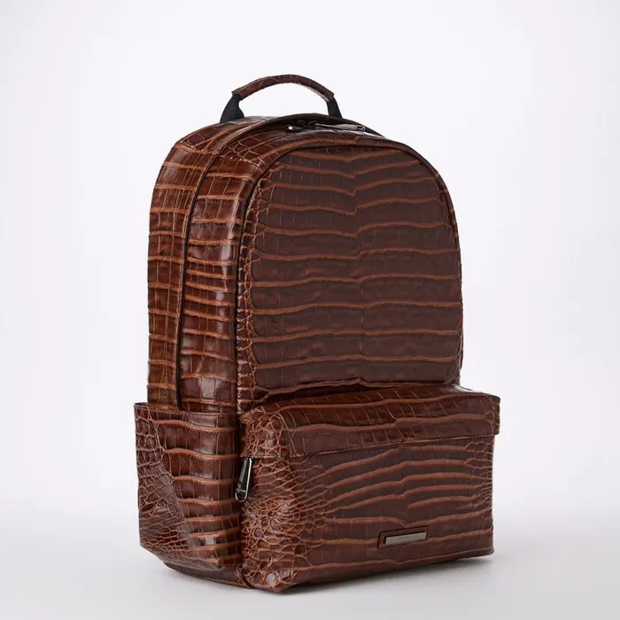 WomenMen Brahmin Backpacks Lucas Backpack Chestnut Baypoint