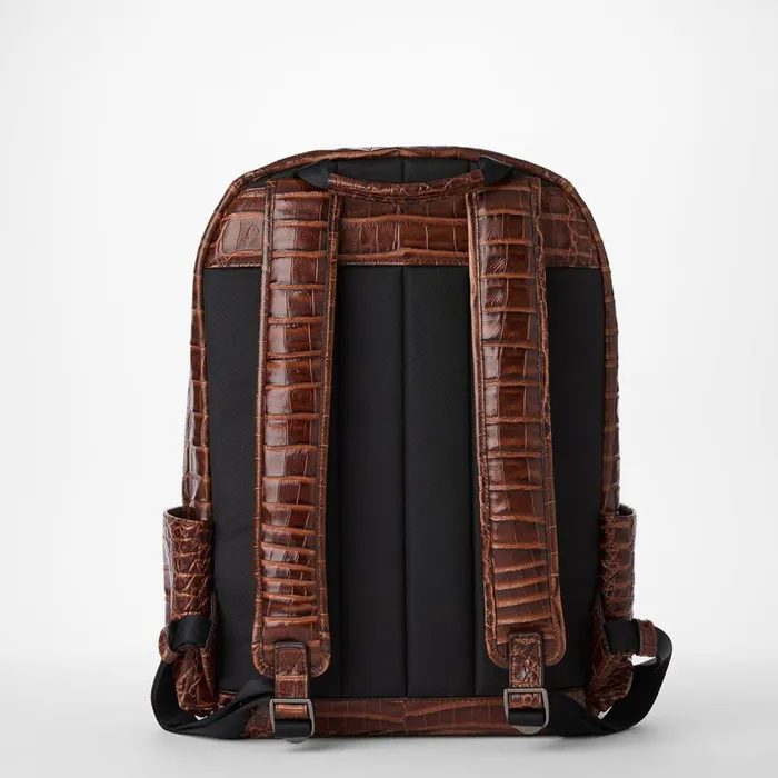 WomenMen Brahmin Backpacks Lucas Backpack Chestnut Baypoint