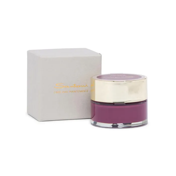 WomenMen Burgundy Shoe Cream Santoni Shoe Care