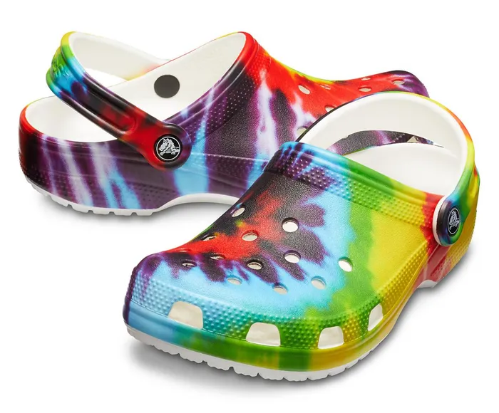 WomenMen Classic TieDye Graphic Clog Multi Crocs Clogs
