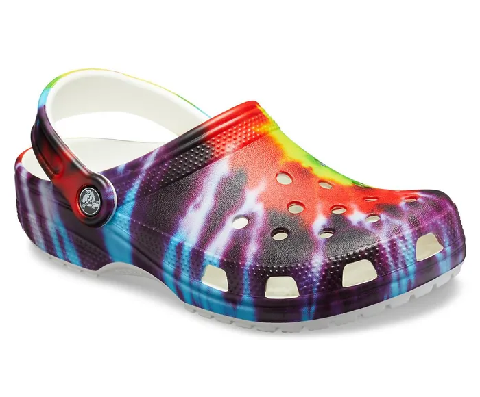 WomenMen Classic TieDye Graphic Clog Multi Crocs Clogs