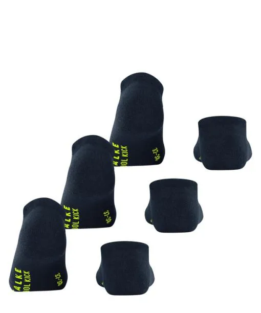 WomenMen Cool Kick 3Pack Unisex Sneaker Socks Marine FALKE Ankle Socks