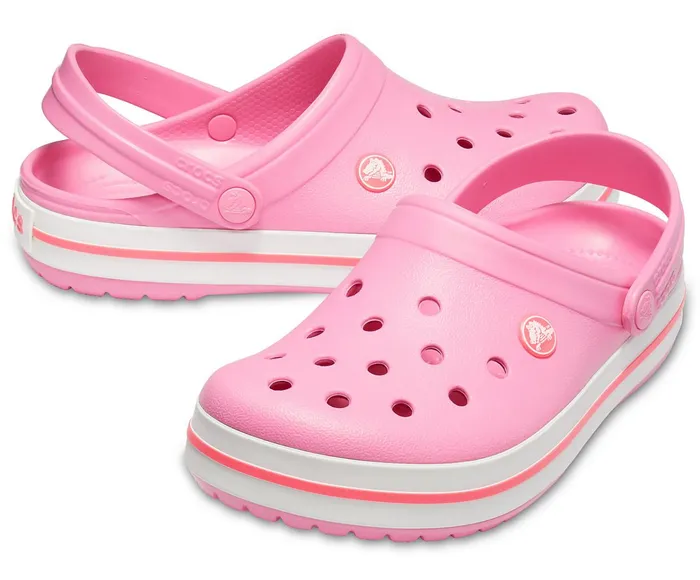 WomenMen Crocband Clog Pink Lemonade White Crocs Clogs