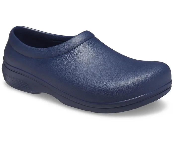 WomenMen Crocs OnTheClock Work SlipOn Navy Crocs Clogs