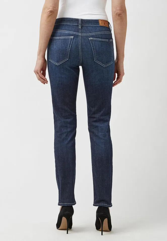 Women Mid Rise Slim Carrie Reckless Blue Jeans Reckless Blue Buffalo David Bitton Slim Carrie