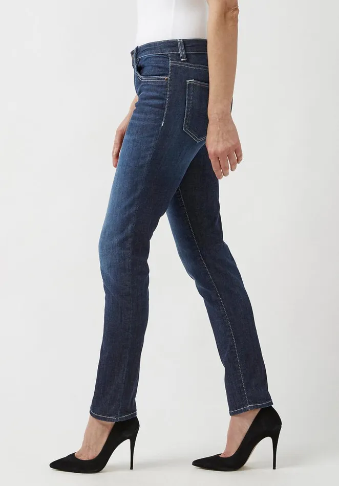 Women Mid Rise Slim Carrie Reckless Blue Jeans Reckless Blue Buffalo David Bitton Slim Carrie