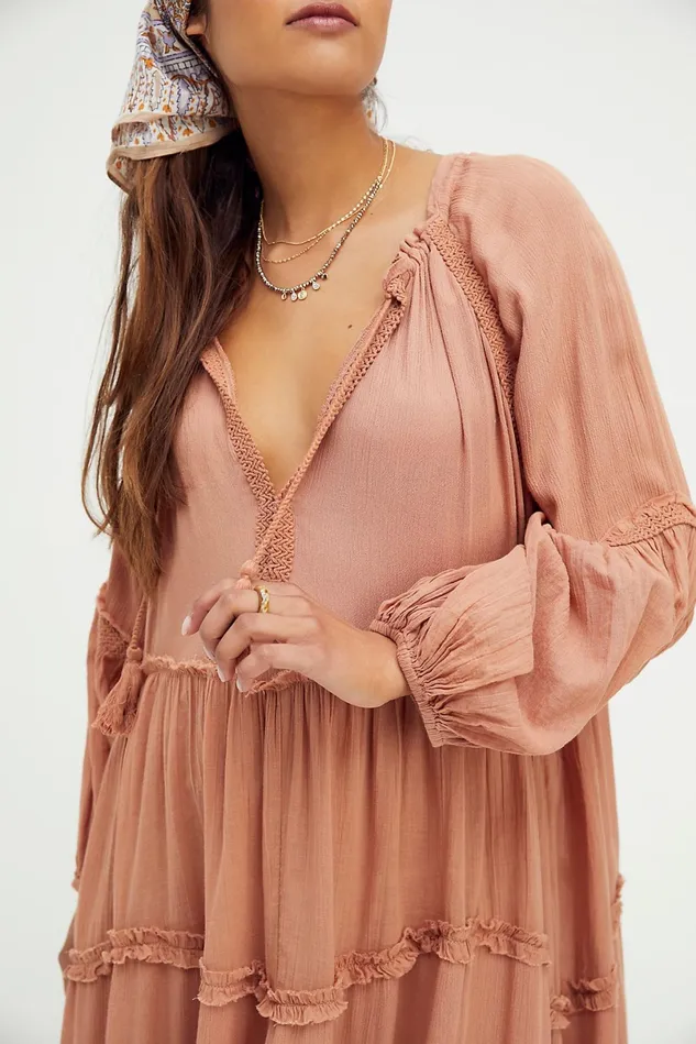 Women Midi Dresses Free People In The Moment Dress Doe