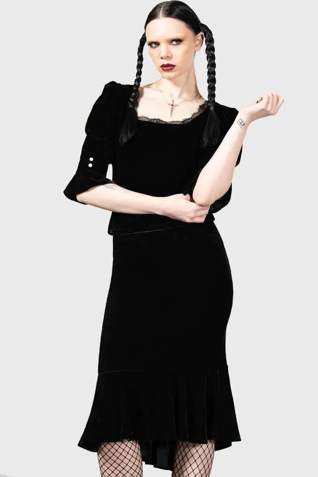 Women Midi Skirts Killstar Drusilla Midi Skirt