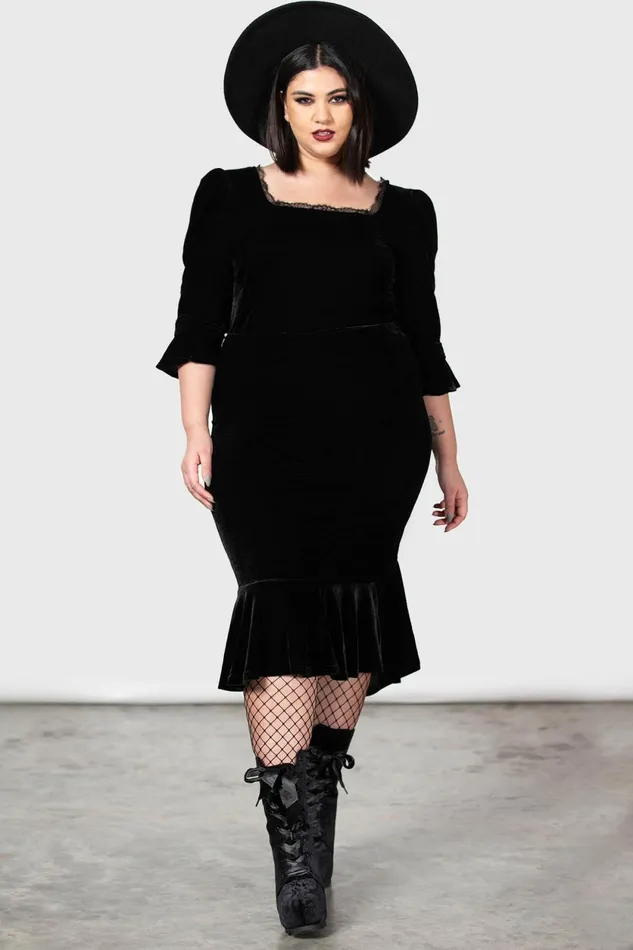 Women Midi Skirts Killstar Drusilla Midi Skirt