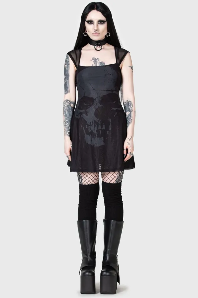 Women Mini Killstar Death Valley Mini Dress