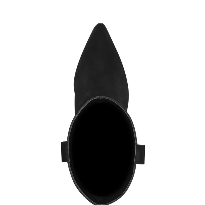Women Myleea Slouchy Boot Black Suede Marc Fisher Boots