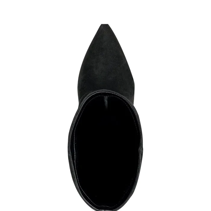 Women Narysa Dress Boot Black Suede Marc Fisher Boots