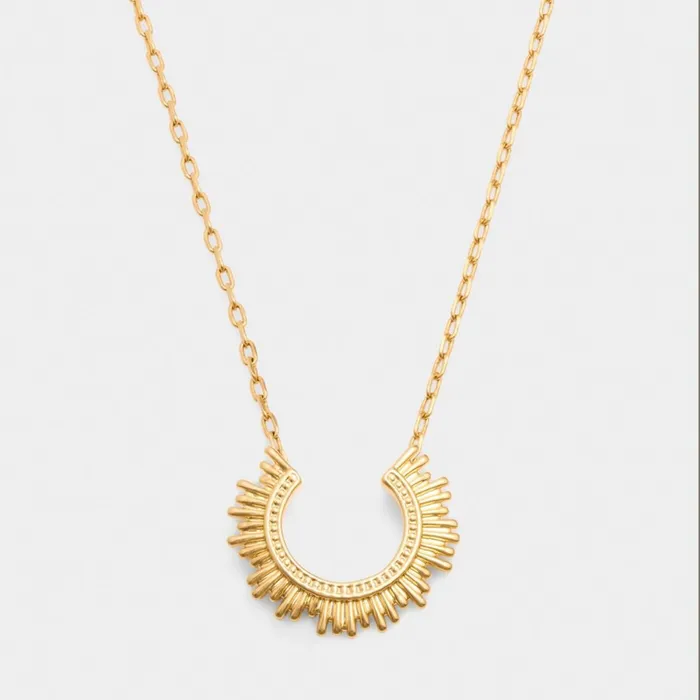 Women Necklaces Katie Loxton You Shine039 Waterproof Gold Charm Necklace