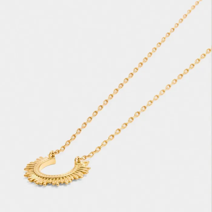 Women Necklaces Katie Loxton You Shine039 Waterproof Gold Charm Necklace