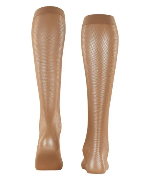 Women Net Women Kneehigh Socks Powder FALKE Fullyfashioned Stockings