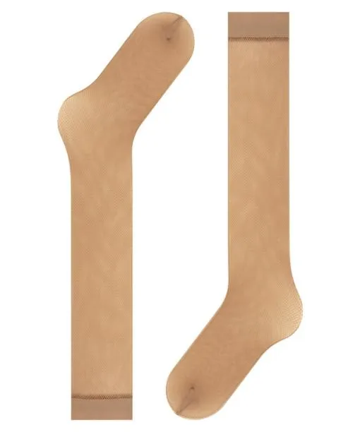Women Net Women Kneehigh Socks Powder FALKE Fullyfashioned Stockings