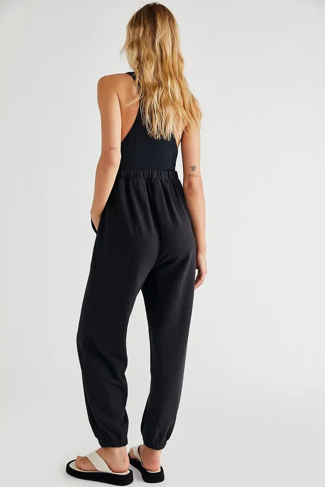 Women Pants Free People Kyle One Piece Black