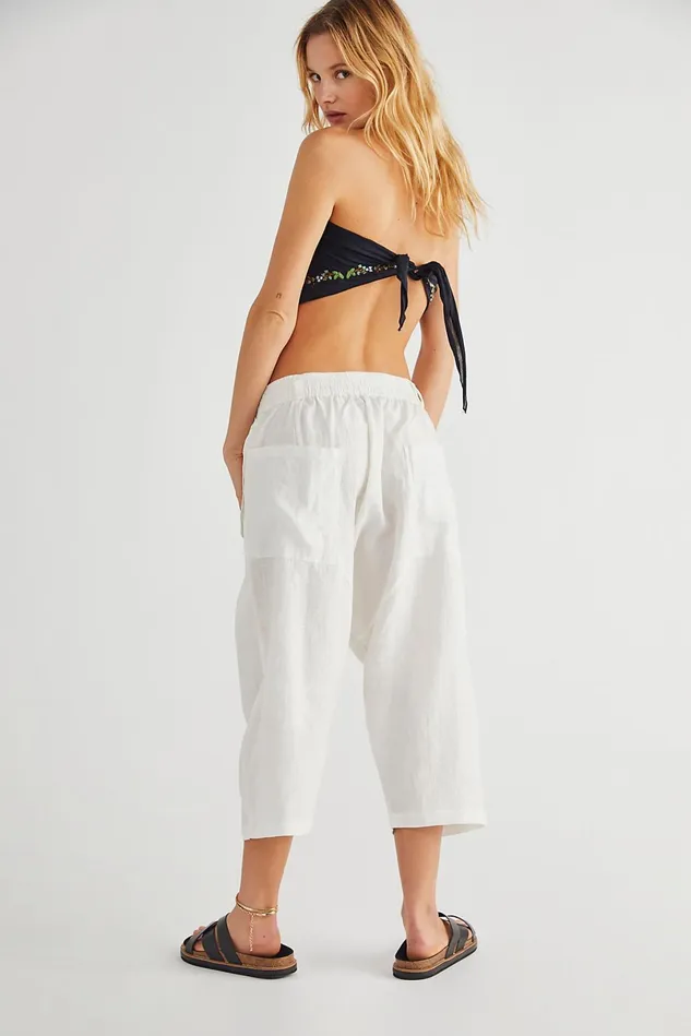 Women Pants Free People Weekend Short Off White