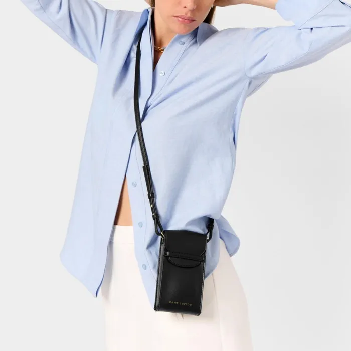 Women Phone Bags Katie Loxton Cece Crossbody Phone Bag In Black