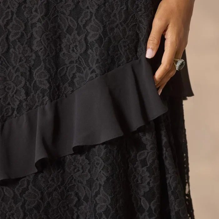 Women Promenade Au Jardin Dress Petite Black Sundance Catalog Dresses and Jumpsuits Women Promenade Au Jardin Dress Petite Black Sundance Catalog Dresses and Jumpsuits