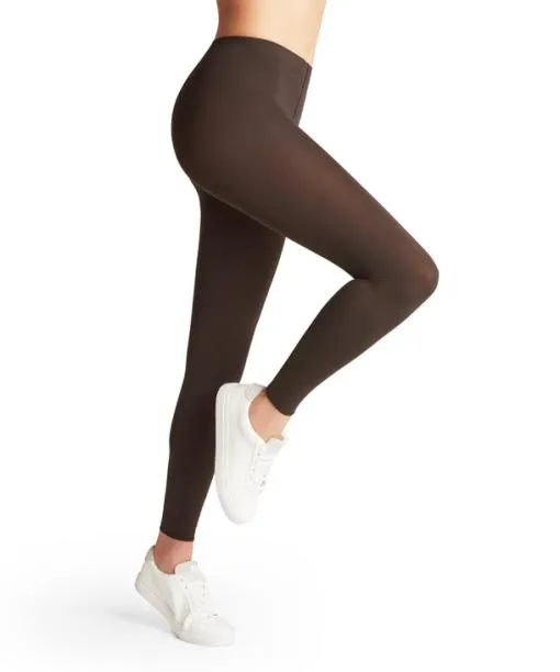 Women Pure Matt 100 DEN Women Leggings Anthracite FALKE Tights and Leggings