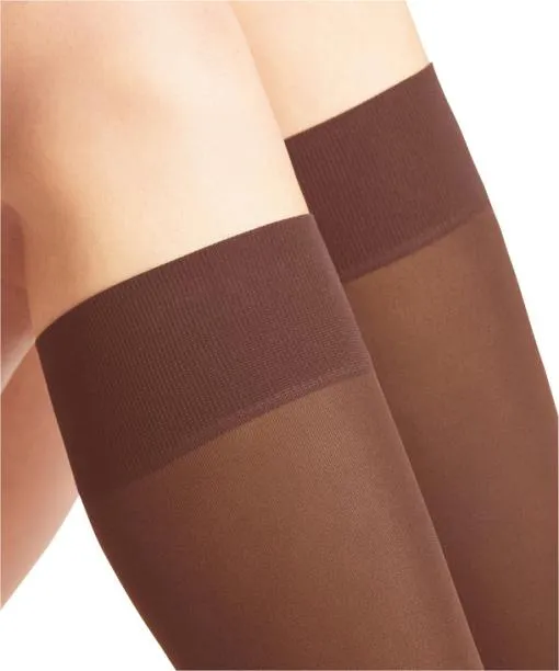 Women Pure Matt 50 DEN Women Kneehigh Socks Brandy FALKE Fullyfashioned Stockings